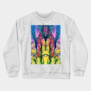 Tree design, Colorful digital artwork Crewneck Sweatshirt